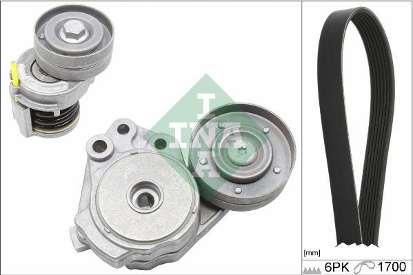 INA 529 0342 10 - Поликлиновый ременный комплект www.autospares.lv