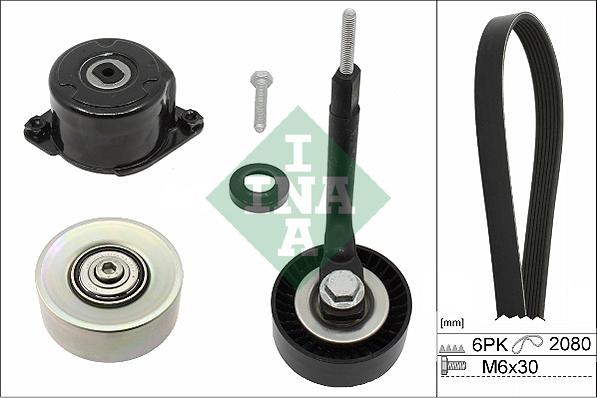 INA 529 0314 10 - Поликлиновый ременный комплект www.autospares.lv