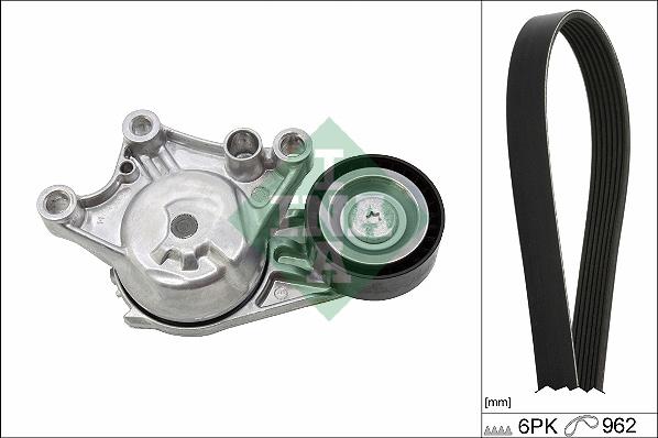 INA 529 0335 10 - Поликлиновый ременный комплект www.autospares.lv