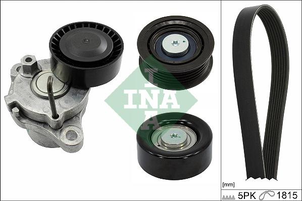 INA 529 0299 10 - Поликлиновый ременный комплект www.autospares.lv