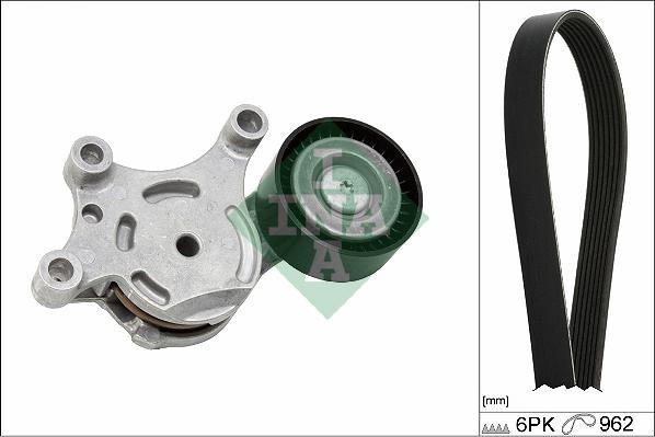 INA 529 0298 10 - Поликлиновый ременный комплект www.autospares.lv