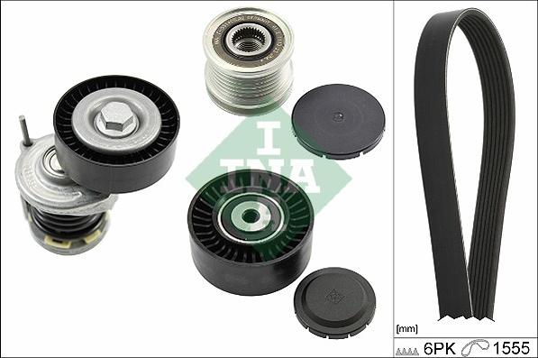 INA 529 0240 10 - Поликлиновый ременный комплект www.autospares.lv