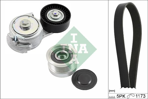 INA 529 0478 20 - Ķīļrievu siksnu komplekts autospares.lv