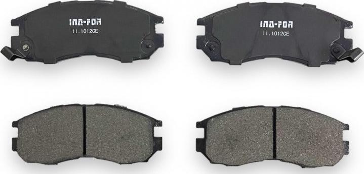 INA-FOR INF11.1012 - Brake Pad Set, disc brake www.autospares.lv