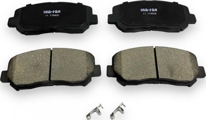 INA-FOR INF11.1748 - Brake Pad Set, disc brake www.autospares.lv