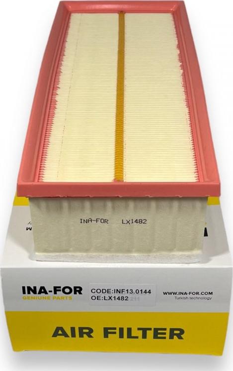 INA-FOR INF13.0144 - Air Filter, engine www.autospares.lv