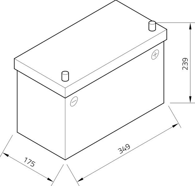 INTACT 60528GUG - Стартерная аккумуляторная батарея, АКБ www.autospares.lv