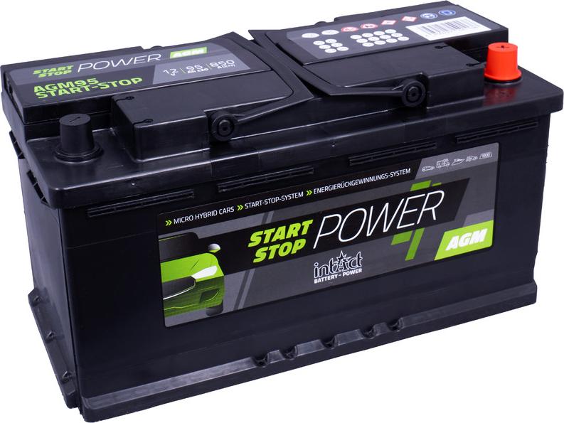 INTACT AGM95SS - Starter Battery www.autospares.lv