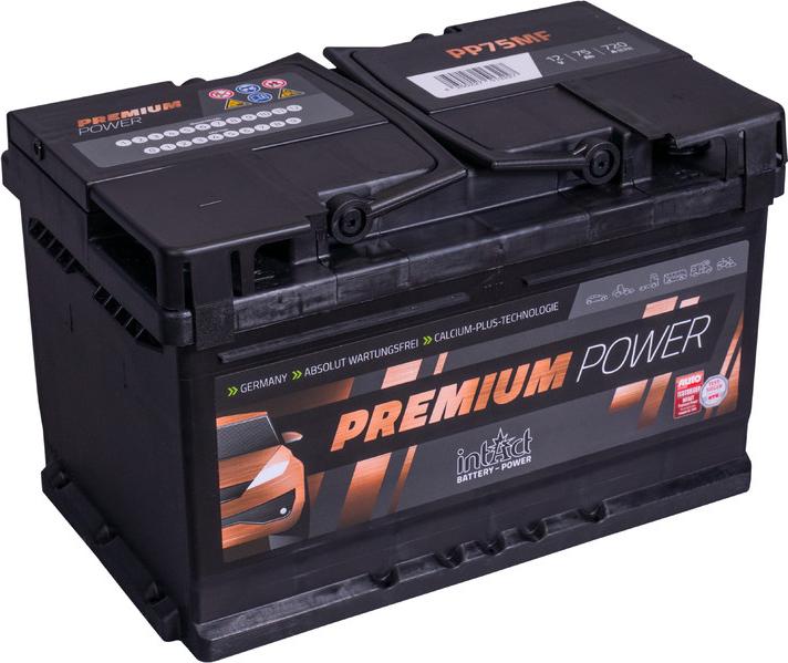 INTACT PP75MF - Starter Battery www.autospares.lv