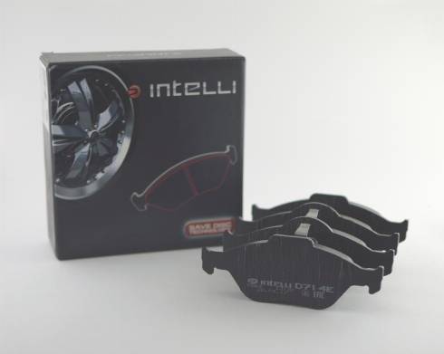 Intelli D714E - Brake Pad Set, disc brake www.autospares.lv