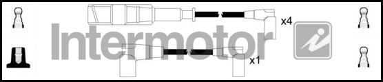 INTERMOTOR 83084 - Augstsprieguma vadu komplekts www.autospares.lv