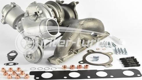 INTER-TURBO IT-06H145702E - Турбина, компрессор www.autospares.lv