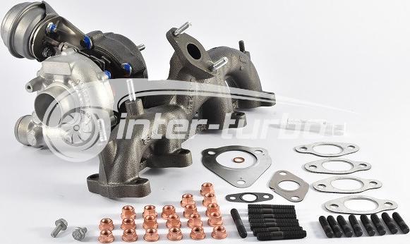 INTER-TURBO IT-713673 - Турбина, компрессор www.autospares.lv