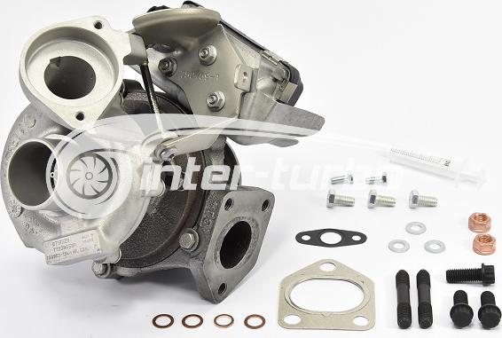 INTER-TURBO IT-733701 - Турбина, компрессор www.autospares.lv