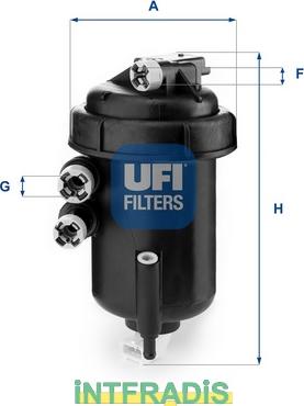 INTFRADIS 101091 - Housing, fuel filter www.autospares.lv