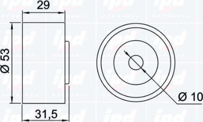 IPD 14-0939 - Parazīt / Vadrullītis, Zobsiksna www.autospares.lv