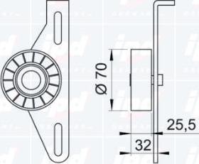 IPD 14-0581 - Parazīt / Vadrullītis, Ķīļrievu siksna www.autospares.lv