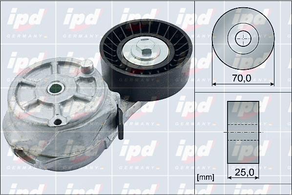 IPD 15-4093 - Siksnas spriegotājs, Ķīļsiksna www.autospares.lv