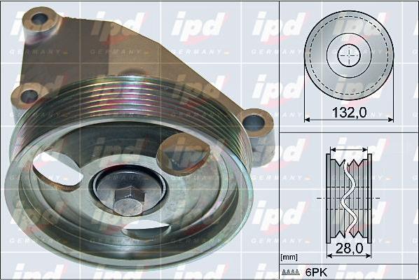 IPD 15-4055 - Parazīt / Vadrullītis, Ķīļrievu siksna www.autospares.lv