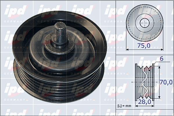 IPD 15-4003 - Parazīt / Vadrullītis, Ķīļrievu siksna www.autospares.lv