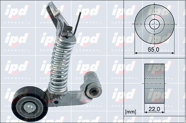 IPD 15-4149 - Siksnas spriegotājs, Ķīļsiksna www.autospares.lv