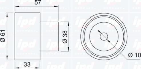 IPD 15-0924 - Parazīt / Vadrullītis, Zobsiksna www.autospares.lv