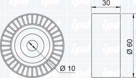 IPD 15-0970 - Parazīt / Vadrullītis, Ķīļrievu siksna www.autospares.lv