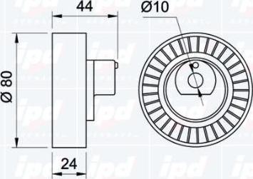 IPD 15-0491 - Parazīt / Vadrullītis, Ķīļrievu siksna www.autospares.lv