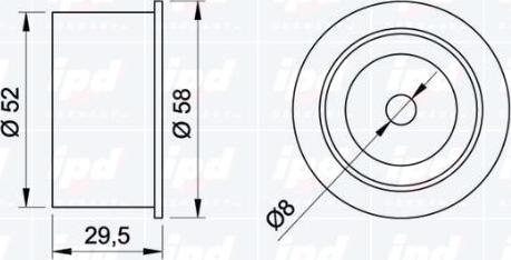 IPD 15-0446 - Parazīt / Vadrullītis, Zobsiksna www.autospares.lv