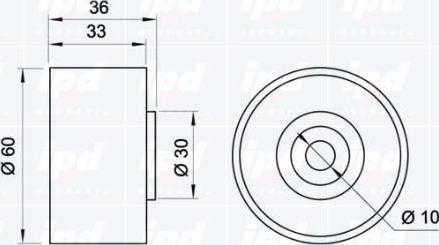 IPD 15-0556 - Parazīt / Vadrullītis, Zobsiksna www.autospares.lv