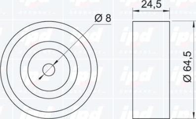 IPD 15-0027 - Parazīt / Vadrullītis, Ķīļrievu siksna www.autospares.lv