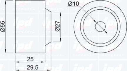 IPD 15-0167 - Parazīt / Vadrullītis, Zobsiksna www.autospares.lv