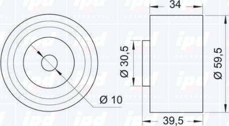 IPD 15-0381 - Parazīt / Vadrullītis, Zobsiksna www.autospares.lv