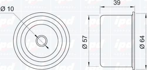 IPD 15-0223 - Parazīt / Vadrullītis, Zobsiksna www.autospares.lv