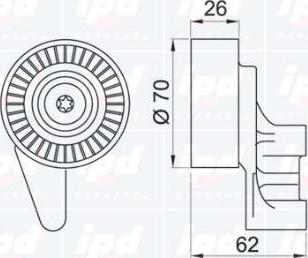 IPD 15-0717 - Parazīt / Vadrullītis, Ķīļrievu siksna www.autospares.lv