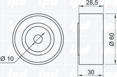 IPD 15-0721 - Parazīt / Vadrullītis, Zobsiksna www.autospares.lv