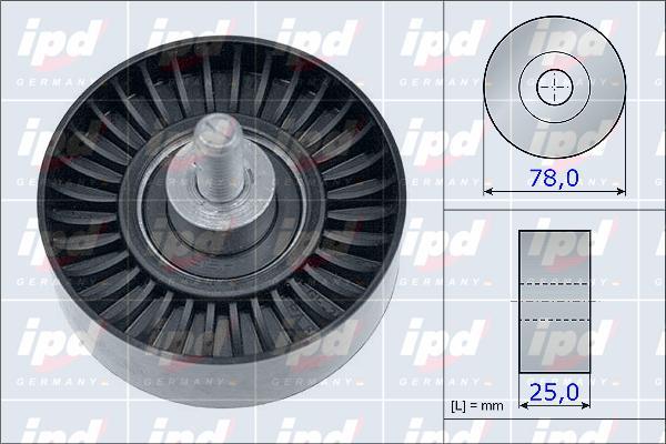 IPD 15-3911 - Parazīt / Vadrullītis, Ķīļrievu siksna www.autospares.lv