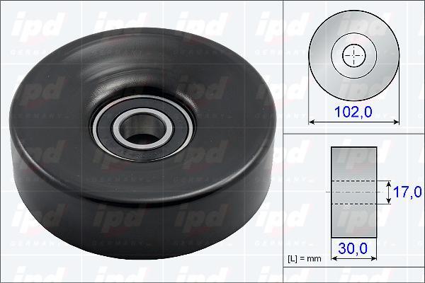 IPD 15-3692 - Parazīt / Vadrullītis, Ķīļrievu siksna www.autospares.lv