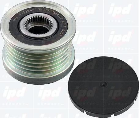 IPD 15-3196 - Шкив генератора, муфта www.autospares.lv