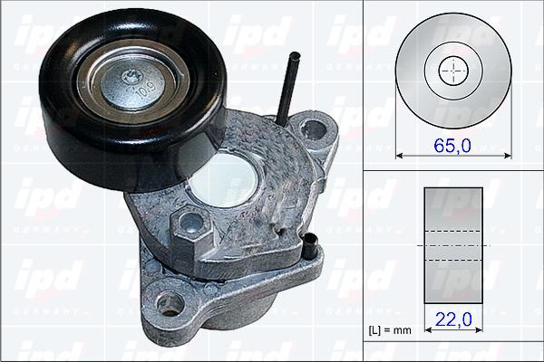 IPD 15-3837 - Siksnas spriegotājs, Ķīļsiksna www.autospares.lv