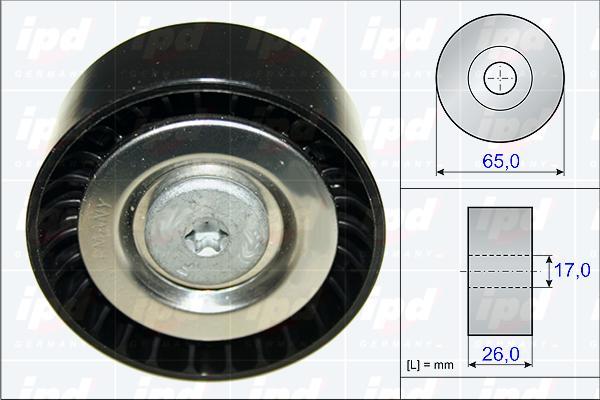 IPD 15-3824 - Parazīt / Vadrullītis, Ķīļrievu siksna www.autospares.lv