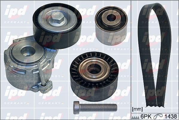 IPD 20-1905 - Поликлиновый ременный комплект www.autospares.lv