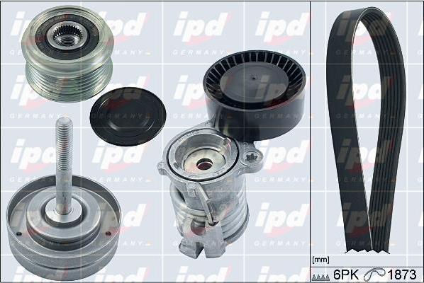 IPD 20-1900 - V-Ribbed Belt Set www.autospares.lv