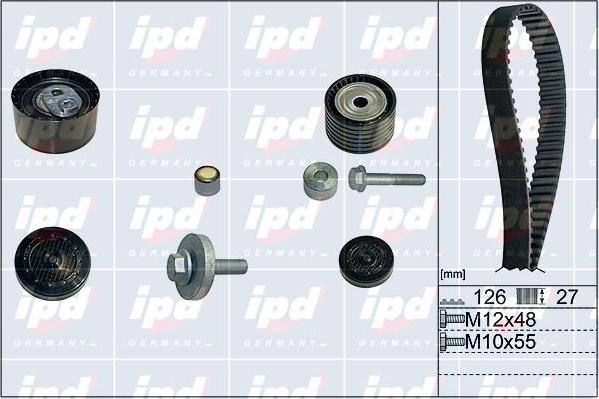 IPD 20-1915 - Timing Belt Set www.autospares.lv