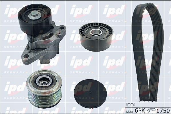 IPD 20-1867 - Поликлиновый ременный комплект www.autospares.lv