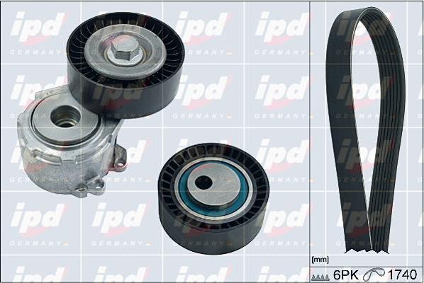 IPD 20-1809 - Поликлиновый ременный комплект www.autospares.lv