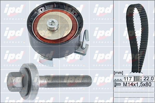 IPD 20-1836 - Zobsiksnas komplekts autospares.lv