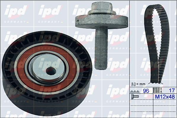 IPD 20-1762 - Timing Belt Set www.autospares.lv