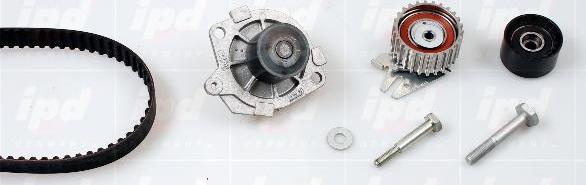 IPD K62044 - Водяной насос + комплект зубчатого ремня ГРМ www.autospares.lv