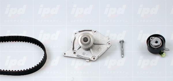 IPD K62040 - Водяной насос + комплект зубчатого ремня ГРМ www.autospares.lv